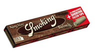 SMOKING BROWN KING SIZE SLIM PAPER + TIPS (X24)