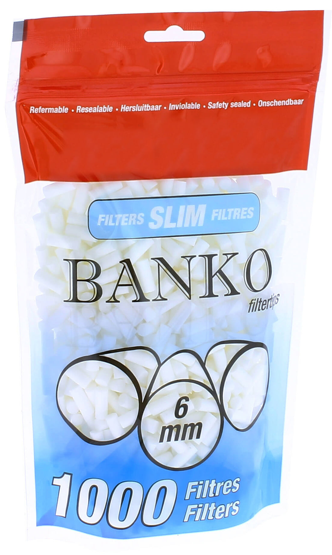 BANKO SLIM FILTER TIPS 6MM (1000)